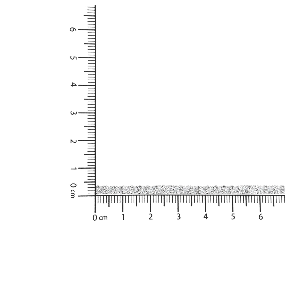 .925 Sterling Silver Lab Grown Diamond Illusion-Set Miracle Plate Tennis Bracelet - 7.25&quot; Inches