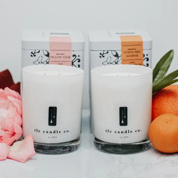 &quot;Lazy Summer Days&quot; Pillow Talk and Costa Del Azahar Luxury 2-Wick Soy Candle Gift Sets
