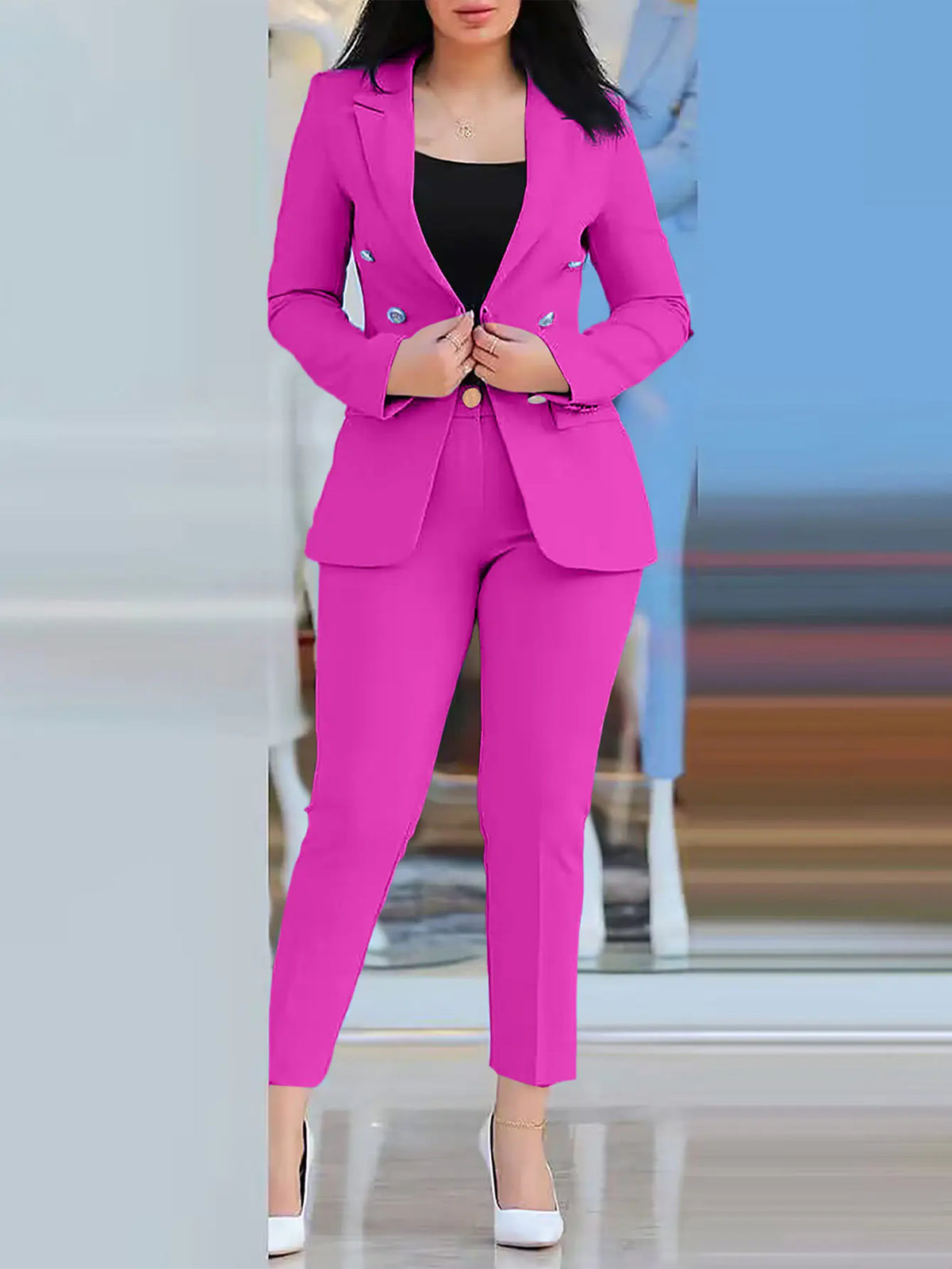 2023 Women&#39;s Casual Fashion Suit Set for Work