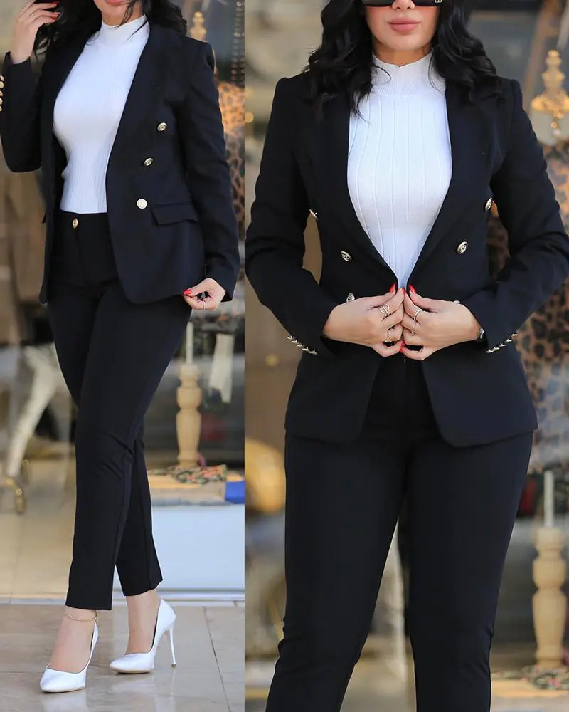 2023 Women&#39;s Casual Fashion Suit Set for Work