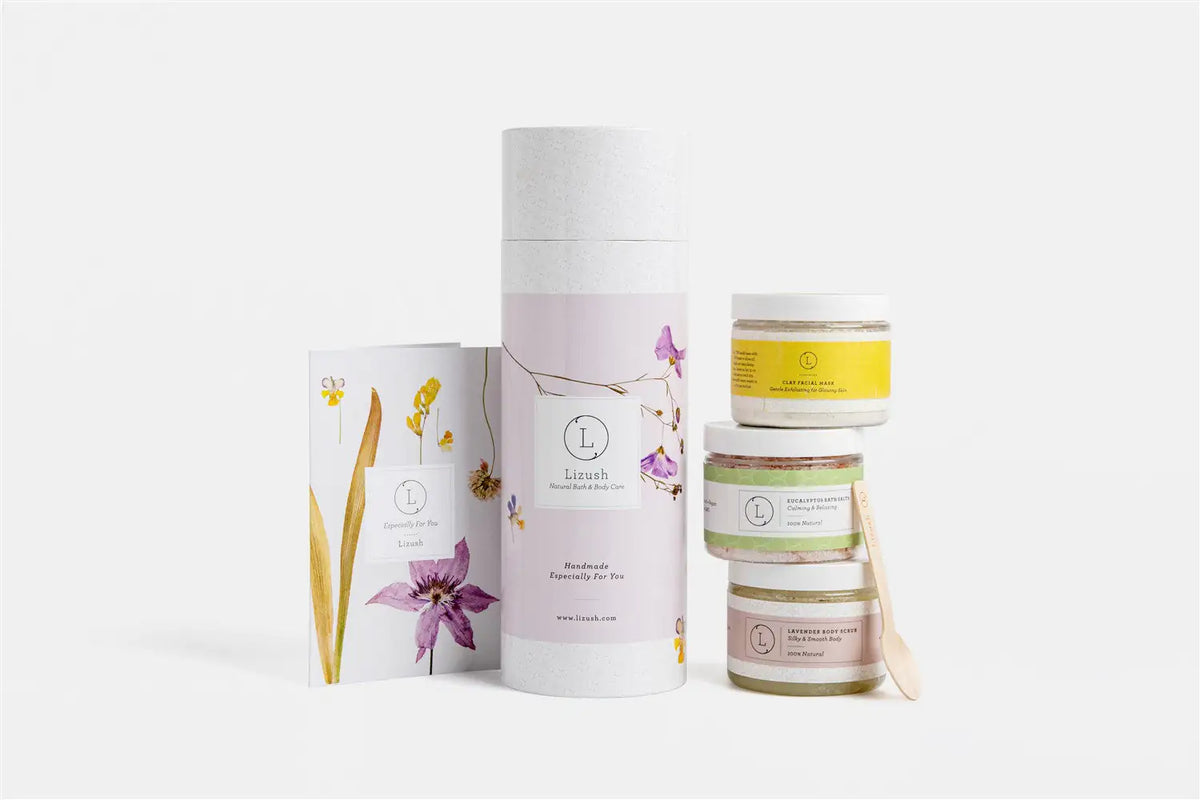 Natural Bath &amp; body skincare products, 3 Big Jars of relaxation and beauty