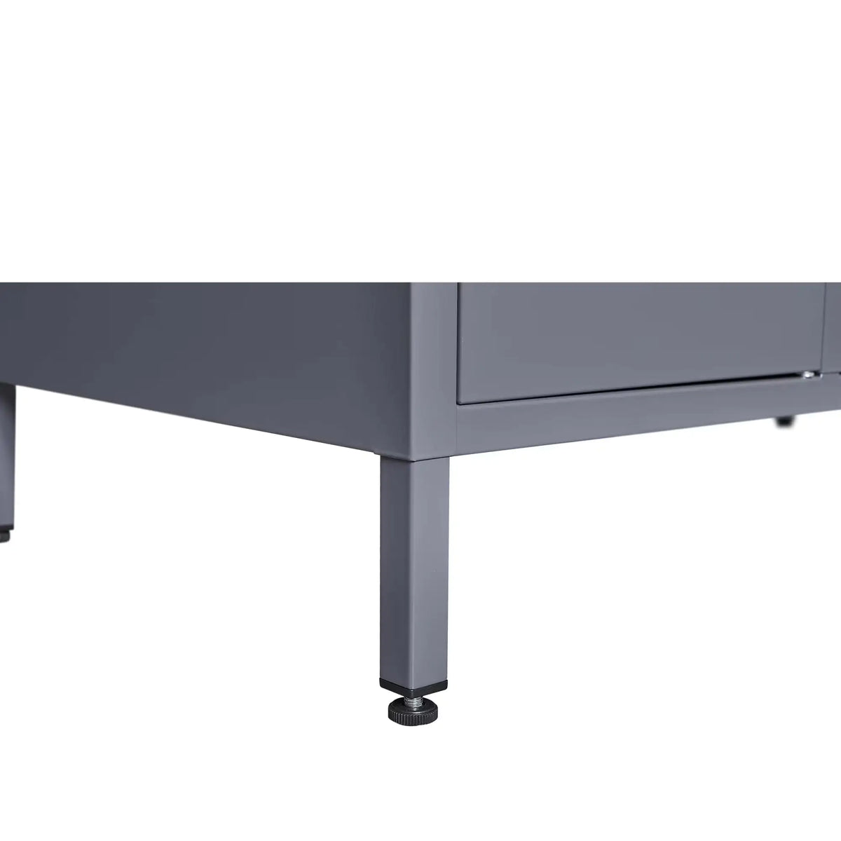 3 Employee Metal Lockers With 72 Inch High Locks, Home Gym Office, School Garage Lockers, Gray