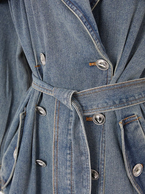Denim Trench Coat