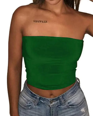 Exposed belly button wrap chest