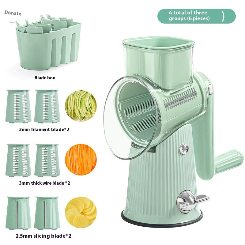 Multifunctional Hand Roller Vegetable Cutter &amp; Shredder